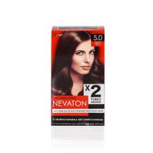 Nevaton 5.0 Açık Kahve 2'li Kalıcı Krem Saç Boyası