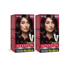 Nevaton Kalıcı Krem 3.4 Koyu Kestane 2 Kutu Saç Boyası