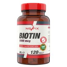 Nevfix Biotin 5000 mcg 120 Tablet