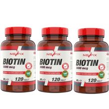 Nevfix Biotin 5000 mcg 3x120 Tablet