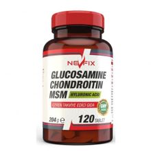 Nevfix Glucosamine Chondroitin MSM Hyaluronic Acid 120 Tablet