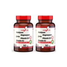 Nevfix Kalsiyum Magnezyum Çinko Vitamin D3 K2 90 Tablet