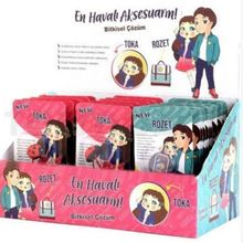 New 12 Adet Bit Rozeti + 12 Adet Bit Tokası