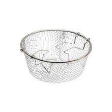 New and Single Krom Paslanmaz Cips Kızartma Teli Hareketli 22 cm