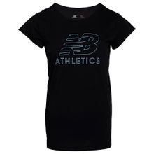New Balance WPS003-BK Nb Athletics Womens Tee Kadın T-Shirt