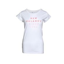 New Balance WPS004-WT Beyaz Kadın T-shirt