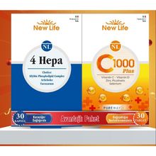New Life 4 Hepa 30 Kapsül + C 1000 Plus 30 Tablet