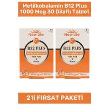 New Life B12 Plus Methylcobalamin 2x30 Dilaltı Tablet