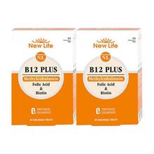 New Life B12 Plus Methylcobalamin 2x60 Dilaltı Tablet
