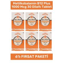 New Life B12 Plus Methylcobalamin 6x30 Dilaltı Tablet