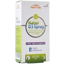 New Life Natur Vitamin D3 1000 IU İçeren 20 ml Sprey