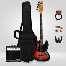 New Orleans NJB100 Set 3 Jazz Bass Gitar Seti