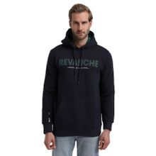 New World 22FWM64031 Lacivert Polo Kapüşonlu Slim Fit Erkek Sweatshirt