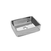 Newarc 5011Cr Silver Köşeli Krom Tezgah Üstü Lavabo