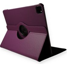 Newface iPad Pro 11 2020 360 Deri Mürdüm Tablet Kılıfı