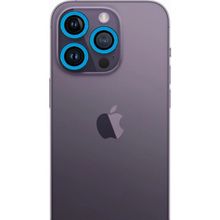 Newface iPhone 12 Pro Neon Fosforlu Mavi Kamera Lens