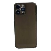 Newface iPhone 13 Pro Max PP Ultra İnce Kapak Gri Cep Telefonu Kılıfı