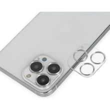 Newface iPhone 14 Pro Max Band Metal Gümüş Kamera Lens