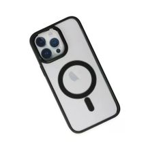 Newface iPhone 14 Pro Room Magneticsafe Silikon Siyah Cep Telefonu Kılıfı