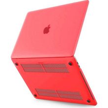 Newface Macbook Pro 13 2021 Kırmızı Buzlu Kapak
