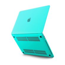 Newface Macbook Pro 13 2021 Yeşil Buzlu Kapak
