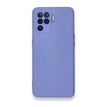 Newface Oppo Reno 5 Lite Nano İçi Kadife Silikon Lila Cep Telefonu Kılıfı