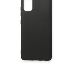 Newface Samsung Galaxy A71 Nano İçi Kadife Silikon Siyah Cep Telefonu Kılıfı