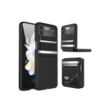 Newface Samsung Galaxy Z Flip 3 Belt Flip Kapak Siyah Cep Telefonu Kılıfı