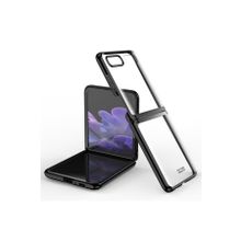 Newface Samsung Galaxy Z Flip 4 Fold Element Kapak - Siyah Kılıf