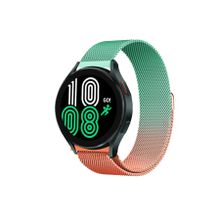 Newface Watch 22 mm Turuncu Yeşil Metal Mıknatıslı Kordon