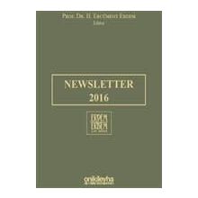 Newsletter 2016 - H. Ercüment Erdem