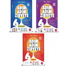 Newton 6. Sınıf Matematik+Fen+Türkçe Adım Adım Zirveye 3 Kitap Soru Bankası