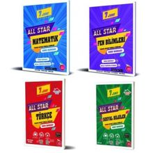 Newton 7. Sını 4 Kitapf Matematik+Fen+Türkçe+Sosyal All Star Soru Bankası