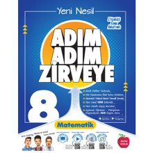 Newton Yayınları 8. Sınıf Adım Adım Zirveye Matematik Soru Bankası