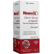 Newvit Demir İçeren 200 ml Şurup