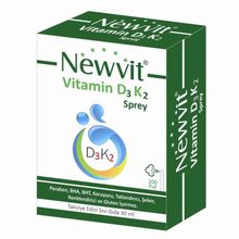 Newvit Vitamin D3 K2 İçeren 30 ml Sprey