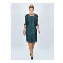Nidya Moda 4009DY Yeşil Kadın Elbise
