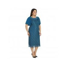 Nidya Moda 4026DP Petrol Kadın Elbise