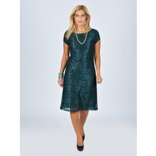 Nidya Moda 4035DY Yeşil Kadın Elbise