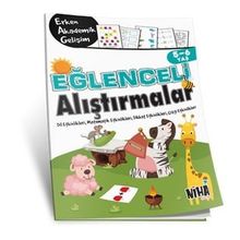 Niha Çocuk 5-6 Yaş Eğlenceli Alıştırmalar Kitabı