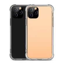 Nihcase Apple Iphone 12 Mini Darbe Dayanıklı Sert Şeffaf Nano Ekran Koruyuculu Silikon Cep Telefonu Kılıf