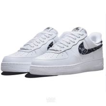 Nike Air Force 1 Low DH4406-101 Paisley Beyaz Siyah Erkek Spor Ayakkabı