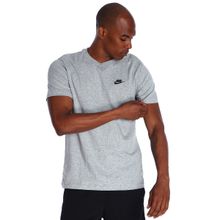 Nike AR4997-064 M Nsw Club Tee Erkek Gri Günlük Stil T-shirt