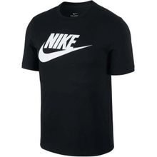 Nike AR5004-010 M Nsw Tee Icon Futura Erkek Siyah Günlük Stil Tişört