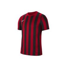 Nike CW3813-658 Dri-Fit Striped Division IV Kırmızı Spor Erkek T-Shirt