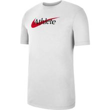Nike CW6950-100 Dri-Fit Swoosh Beyaz Erkek Antrenman T-Shirt