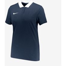Nike CW6965-451 Kadın Dri-Fit Park Kadın Mavi Futbol Polo Tişört