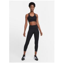 Nike CZ9238-010 Siyah Fast Mid-Rise Crop Running Leggings Kadın Tayt