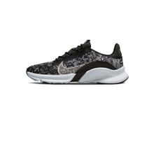 Nike DH3393-010 Superrep Go 3 Flyknit Siyah Metalik Gümüş Beyaz Kadın Spor Ayakkabısı