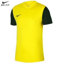 Nike DH8035-719 M Nk Df Tiempo Prem II Jsy Ss Erkek Sarı Futbol Tişört